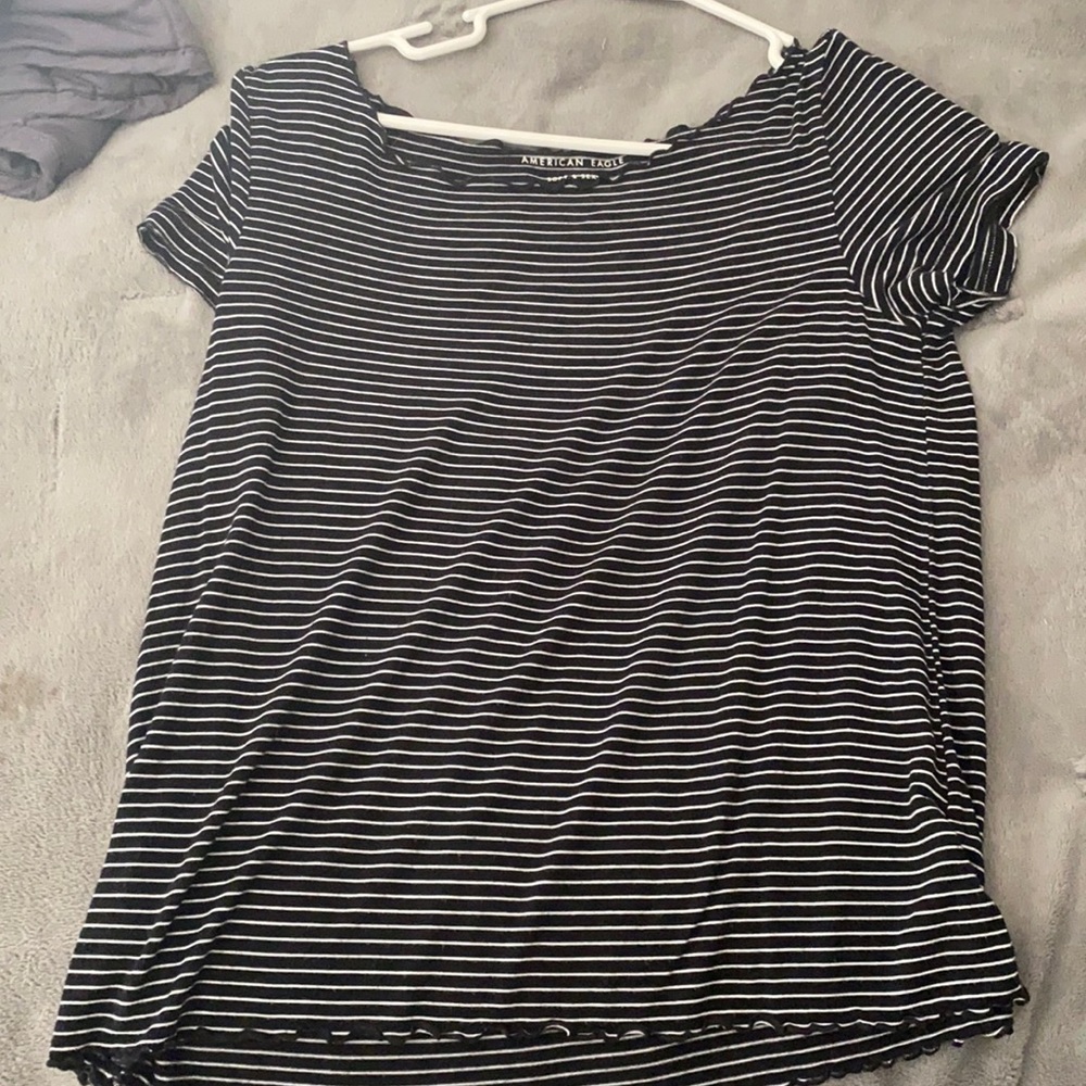 American Eagle Striped Shirt